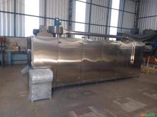 Forno Industrial com 3 Esteiras Inox para Secagem