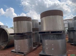 Tachos em Aço Inox de 500L e 1000L