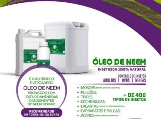 Óleo de Neem Puro - Uso Agrícola e Jardinagem
