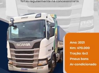 Caminhão Scania R450 6x2 disponível