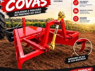 Batedor de Covas para Trator - Eficiente e Prático