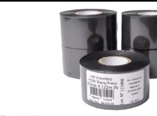 Fita para Datador Hot Stamping HS30 35MM x 122MM Preto