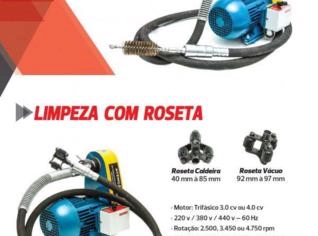 Máquina Elétrica para Limpeza de Tubos até 3"