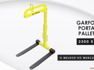 Garfo Paleteiro 2500 kg - Alta Capacidade