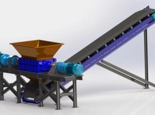 Triturador Industrial de Madeira para Pallets