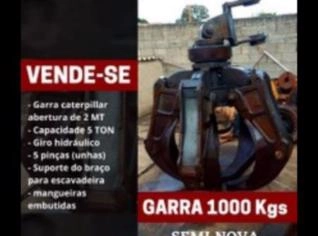 Garra Caterpillar 5 Ton Capacidade - 2m Abertura