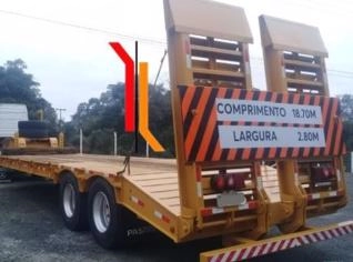 Prancha 02 Eixos - Implemento Rodoviário em Curitiba