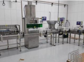 Linha de Envase Automática com 8 Bicos - Aço Inox