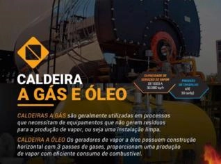 Caldeira Vertical a Gás Limpa e Eficiente