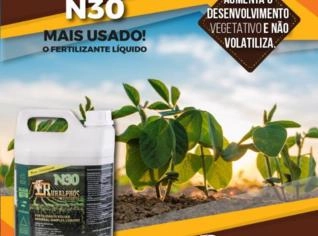 N30 Ureia Líquida Nitrogenada para Lavoura - 1L