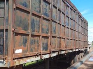 Carreta Bagaceira para Cavaco e Bagaço com Pneus