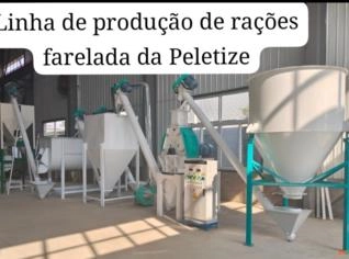 Fábrica de Ração Farelda 1000kg/hr