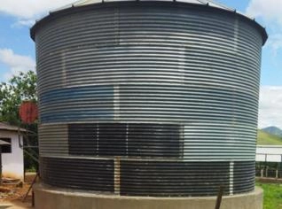 Silo para Grãos 180 Toneladas - Fundo Plano