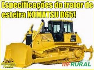 Trator Esteira D65 com Motor Revisado
