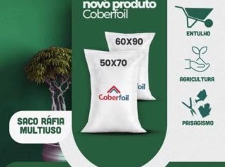 Saco de Ráfia 60x90 para 60kg - Branco