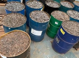 Sucata de Aço Carbono e Inox de Chapas Perfuradas