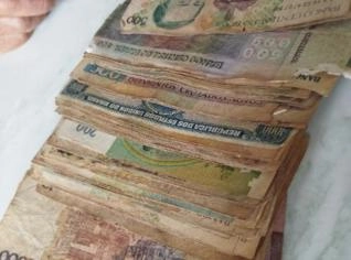 Lote com 149 Cédulas Antigas Diversas Tipos