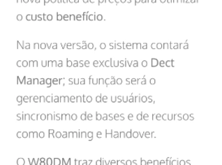 Telefone sem fio com antena wireless - Novo