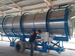 Secador Giratório Inox 6m x 1,60m