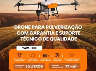 Drone Pulverizador YAW-S30 com Alta Eficiência