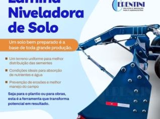 Lâmina Niveladora de Solo - 3m a 5m