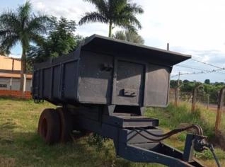 Carreta Basculante para Trator - Alta Resistência