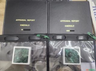 Esmeraldas Lapidadas à Venda - 7 Lotes Disponíveis