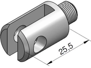 Puxador Fixo Traseiro 580H - Novo