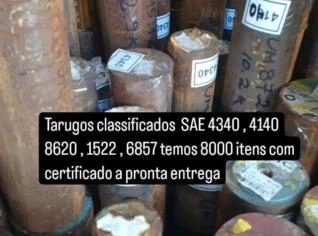 Tarugos de Aço - Vários Tipos de Aço