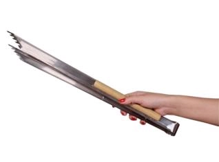 Pegador de Carne Inox 50cm - Ergonômico e Durável