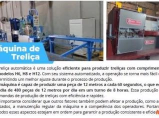 Máquina Treliça Automática para Produção