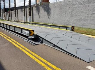Balança Rodoviária Metálica Móvel