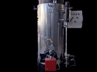 Caldeira Vertical a Gás - 100 kg vapor/h