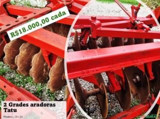 Grade Aradora Tatu 18x24 - Alta Qualidade