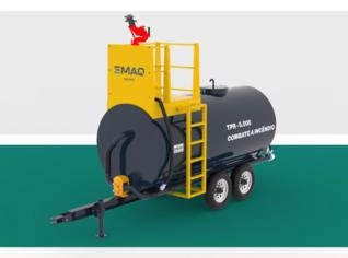 Tanque Pipa Reboque 4.000L Completo - EMAQ