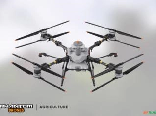 Drone Agrícola DJI T100 - Alta Capacidade de Pulverização