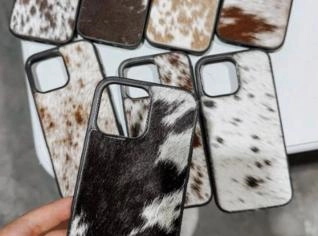 Capa de Couro de Pelo Exclusiva para iPhone