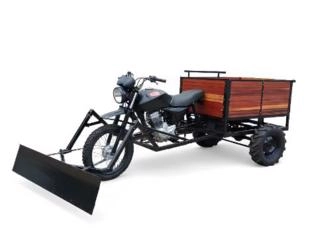 Triciclo Agrícola 160cc - Basculante e Lâmina
