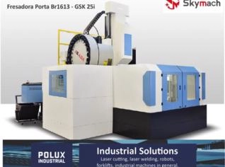 Fresadora Portal BR1613 - Alta precisão e robustez