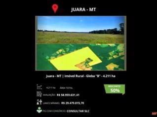Fazenda em Juara/MT - 4.211 ha para Agropecuária