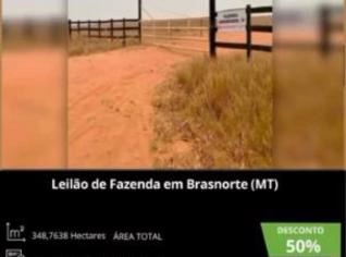 Fazenda em Braznorte/MT - Oportunidade Imperdível