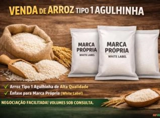 Arroz Tipo 1 Agulhinha - Excelente Qualidade