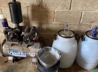 Ordenha Reafrio 450 Standard com 2 Baldes - MG