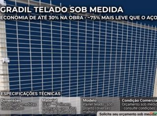 Gradil Telado Sob Medida - Instalação Simplificada