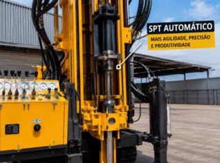 Perfuratriz Hidráulica KN-150 com SPT Automático