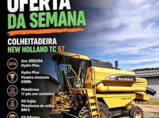Colheitadeira New Holland TC57 Hydro - 2003/4
