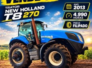 Trator New Holland T8 270 à venda