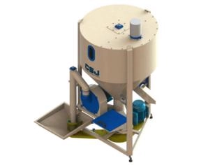 Mini Fábrica de Ração Vertical 1000kg - Sem Painel