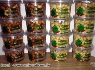 Amendoim Cru e Torrado em Potes 80g e 200g