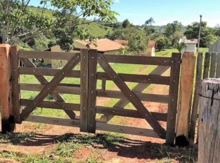 Porteira de Madeira para Chácaras em São Miguel Arcanjo